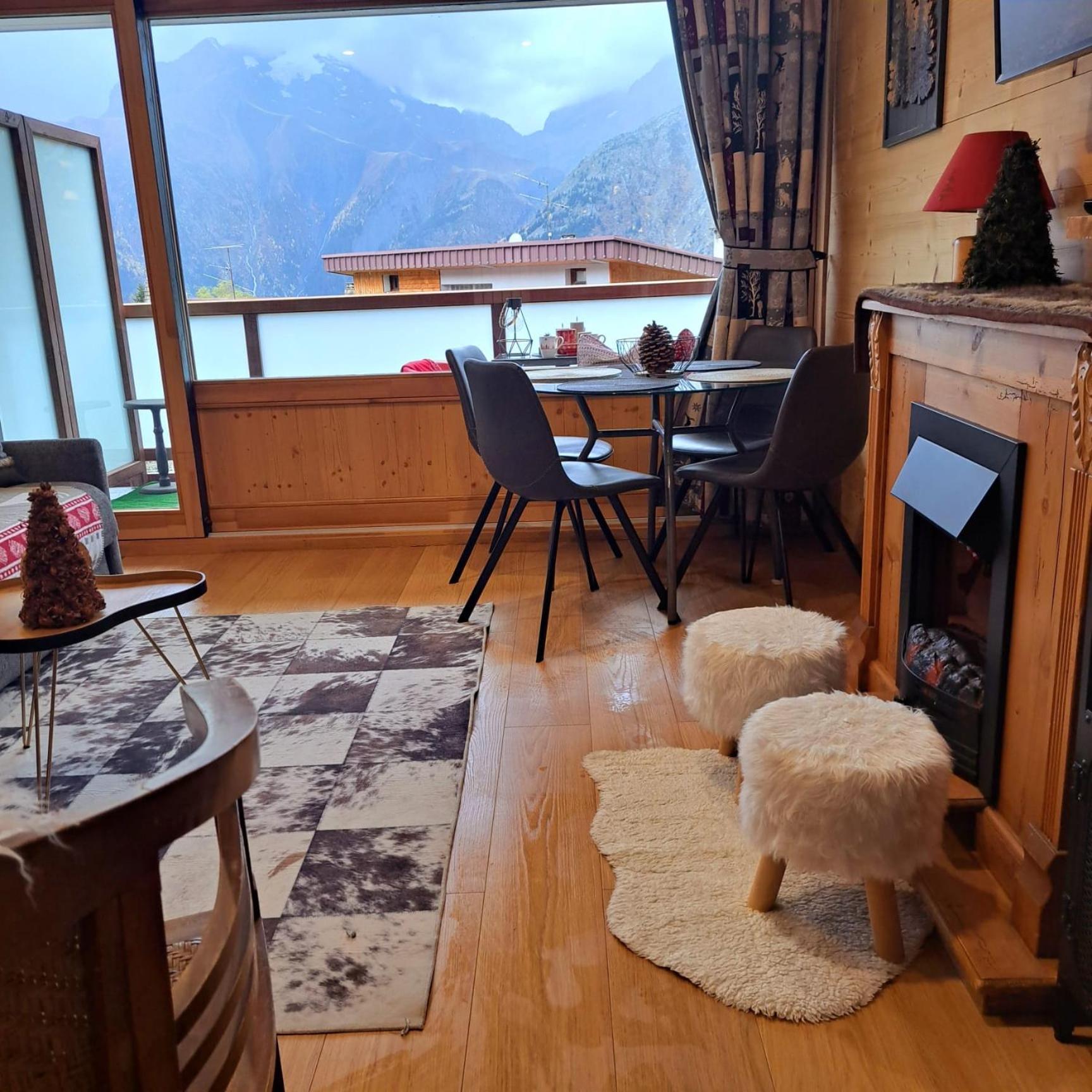 Studio 2 Alpes Style Chalet Au Pied De Telesiege Du Diable Les Deux Alpes Exteriör bild